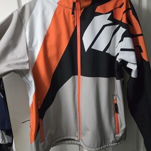 Men's Orange and Gray Jacket